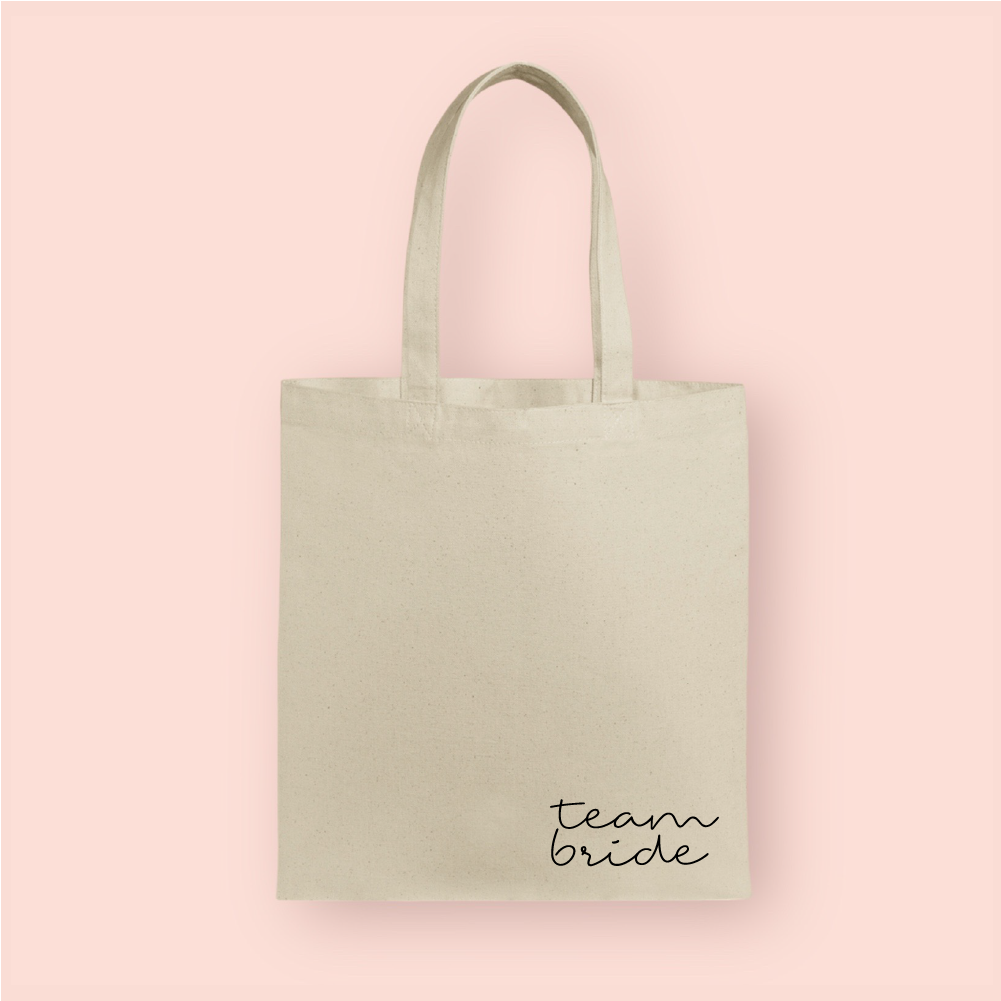 Tote bag "team bride"