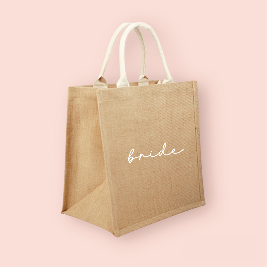 Bolsa yute "bride"