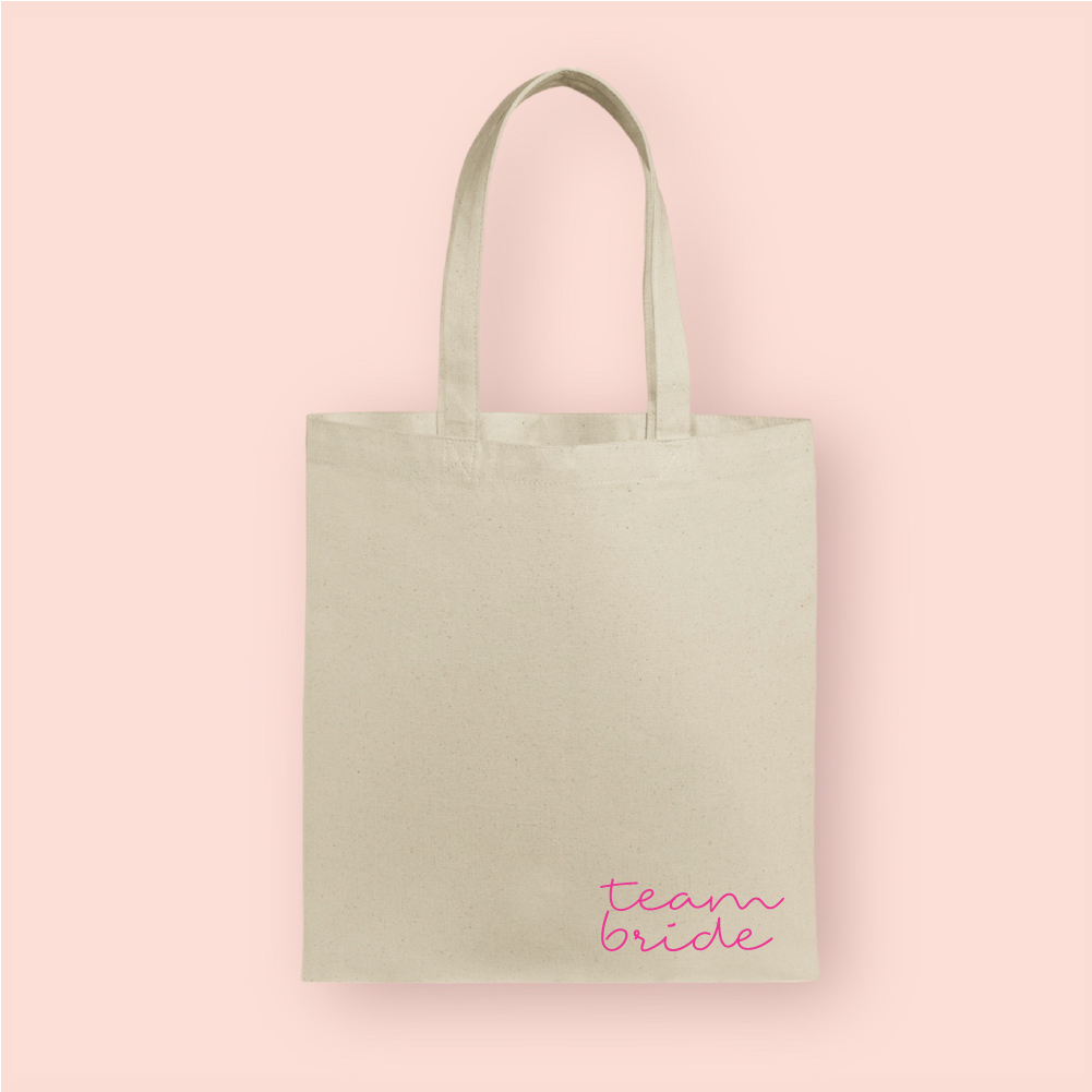 Tote bag "team bride"