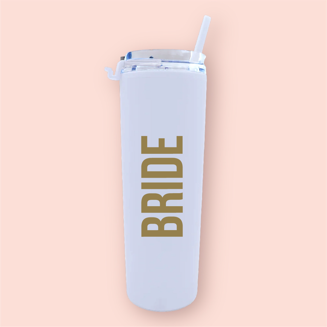 Termo skinny acrilico "Bride"