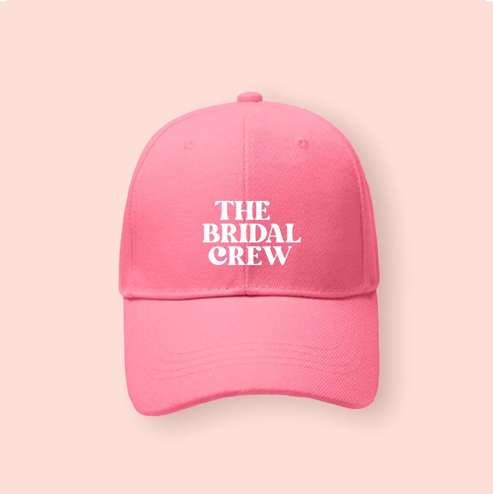 Gorra rosa "The Bridal Crew"