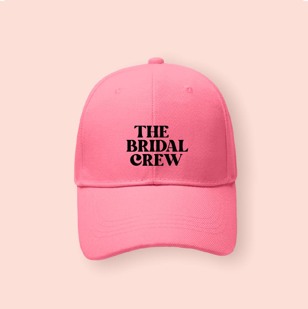 Gorra rosa "The Bridal Crew"
