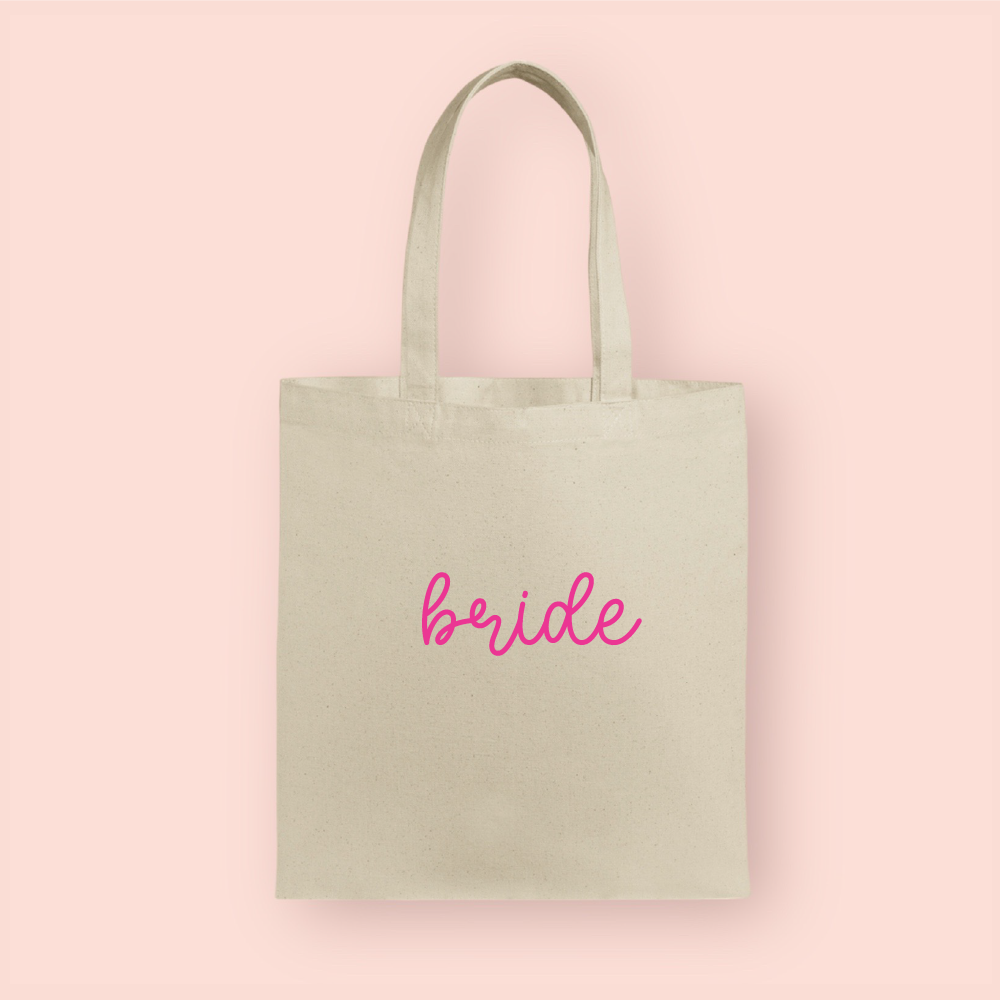 Tote bag "bride"