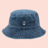 Bucket hat azul deslavado sailor