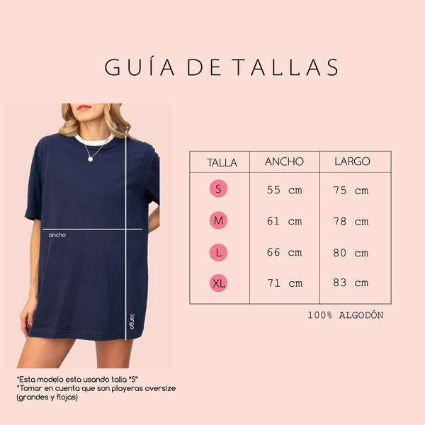 Playera oversize personalizada "coastal crew"