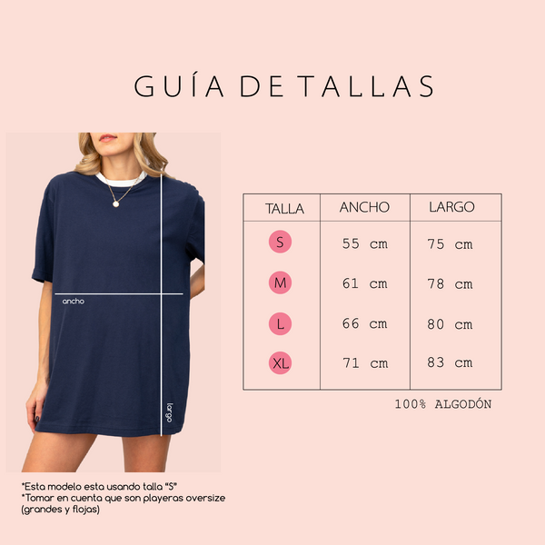 Playera oversize personalizada "sun & spritz"