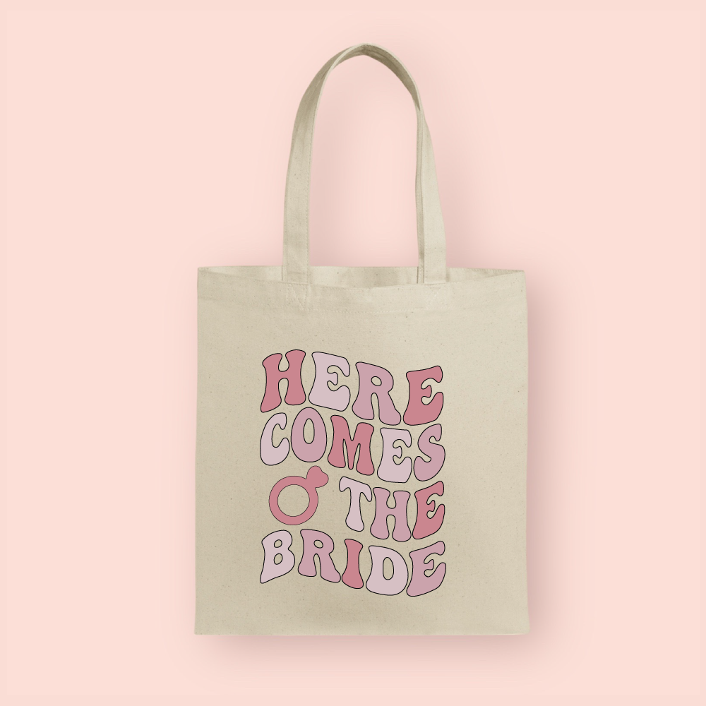 Tote bag "Here comes the bride"