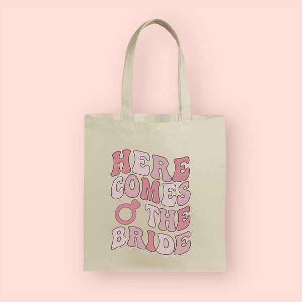 Tote bag "Here comes the bride"
