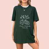 Playera oversize personalizada "last toast on the coast"