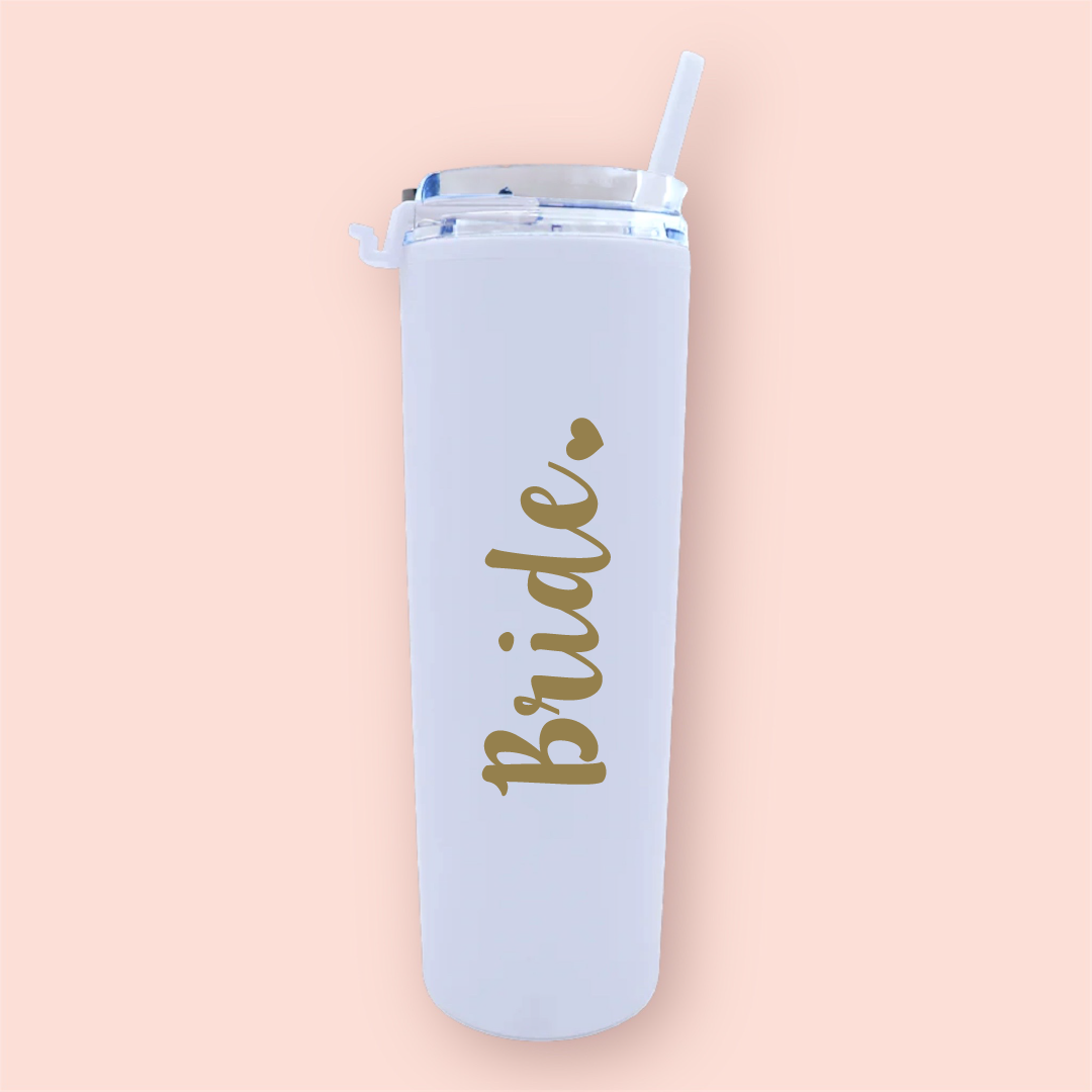 Termo skinny acrilico "Bride"