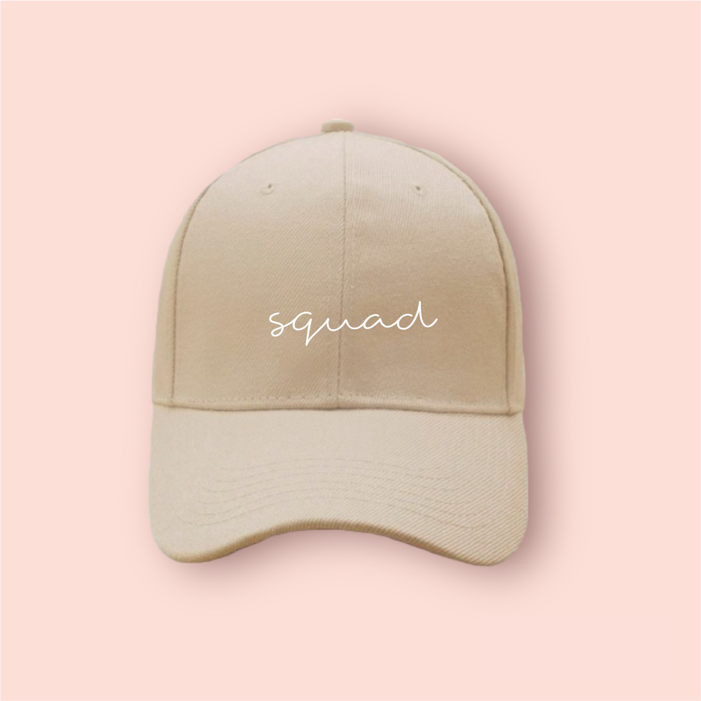 Gorra beige/nude "Squad"