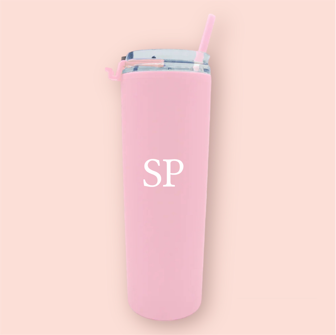 Termo skinny acrilico personalizado con iniciales