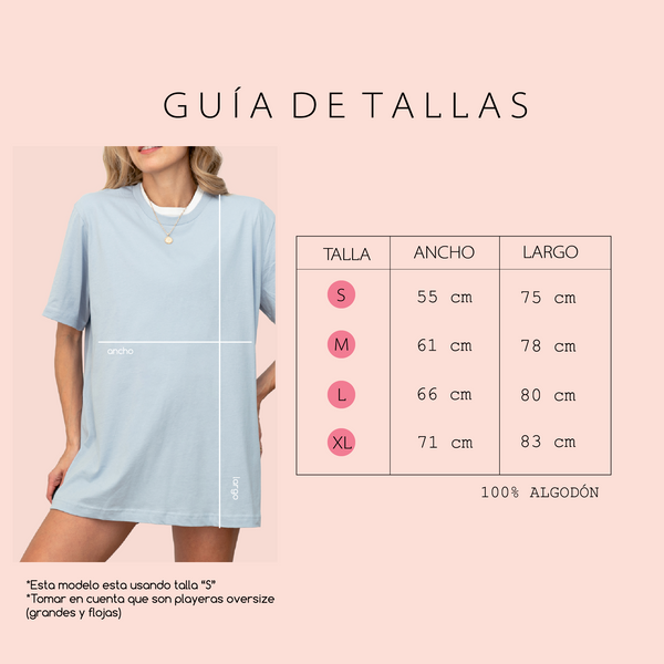 Playera oversize personalizada "coastal crew"