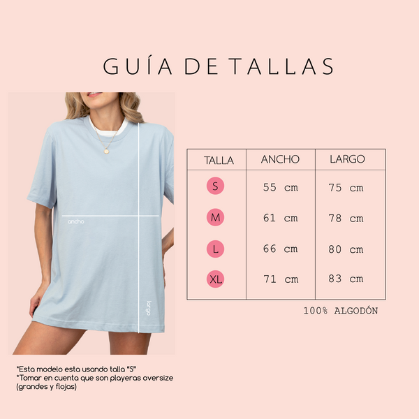 Playera oversize personalizada "sun & spritz"