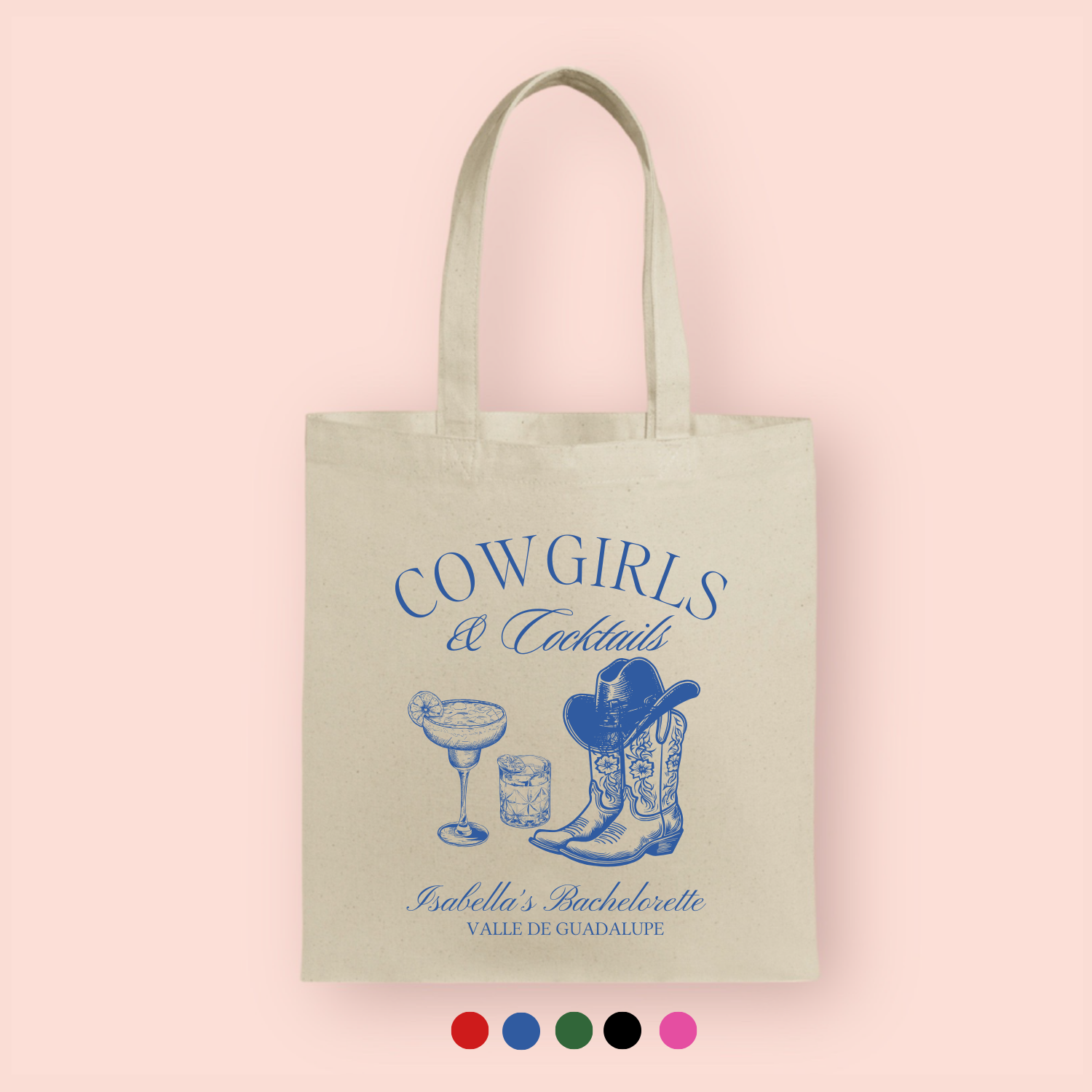 Tote bag "Cowgirls" personalizada