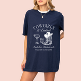 Playera oversize personalizada "cowgirls"