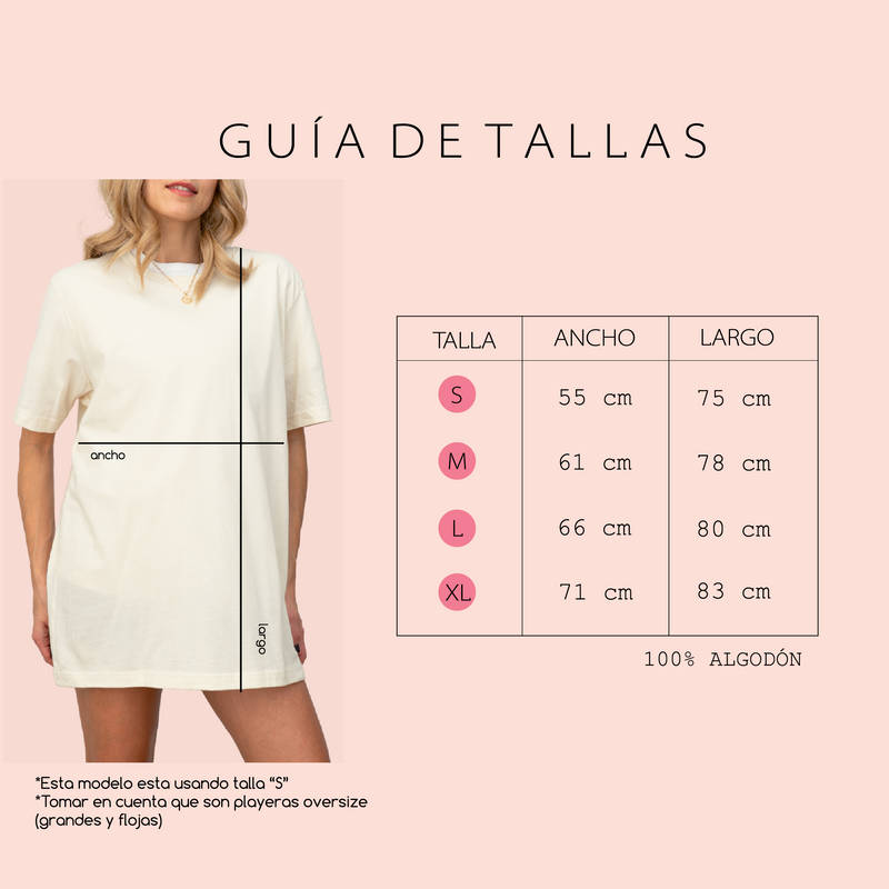 Playera oversize personalizada "coastal bride"