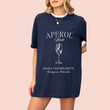 Playera oversize personalizada "Aperol Spritz"