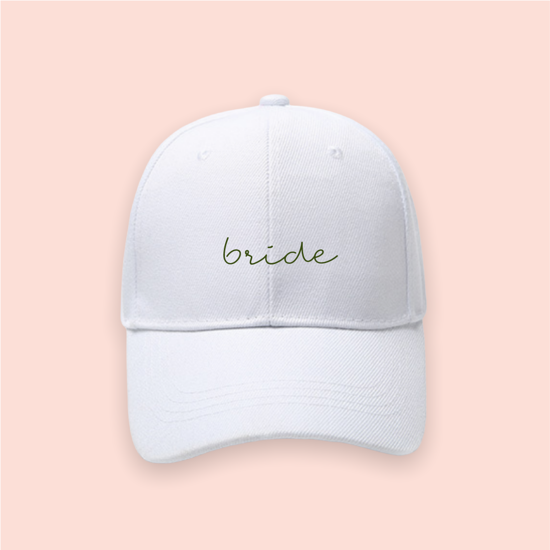Gorra blanca "Bride"