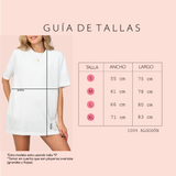 Playera oversize personalizada "sun & spritz"