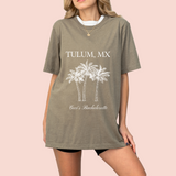 Playera oversize personalizada "palmtrees"