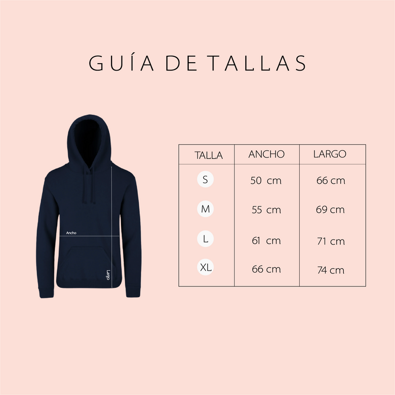 Sudadera azul marino personalizada "the bach club"