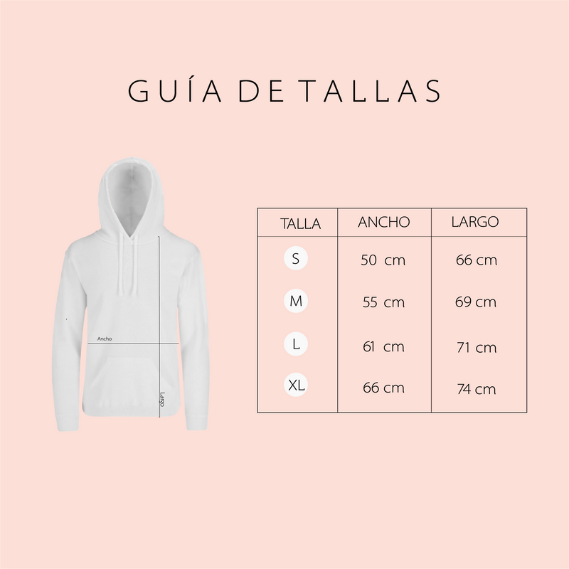 Sudadera blanca personalizada "cin cin"