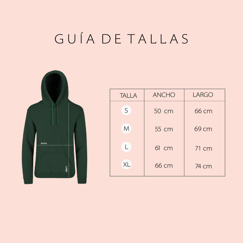 Sudadera verde personalizada "las vegas"