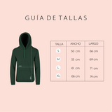 Sudadera verde personalizada "camp bach"