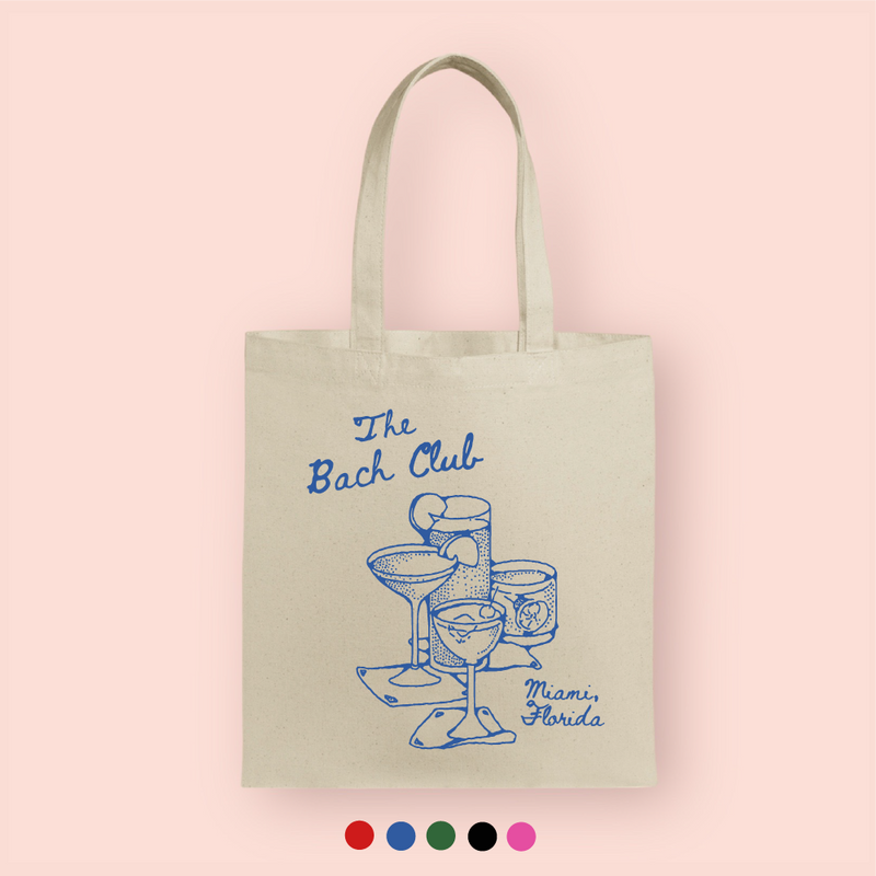 Tote bag "The Bach Club" personalizada