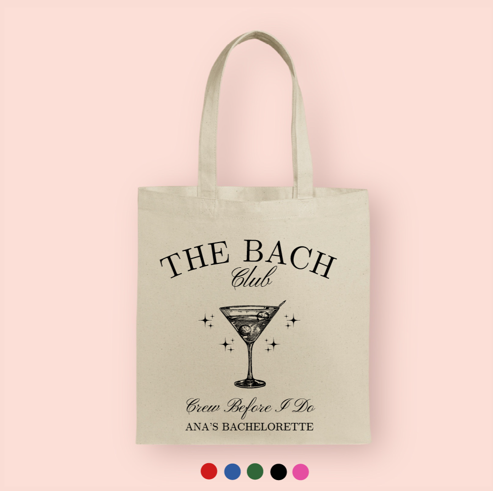 Tote bag "The Bach Club" personalizada