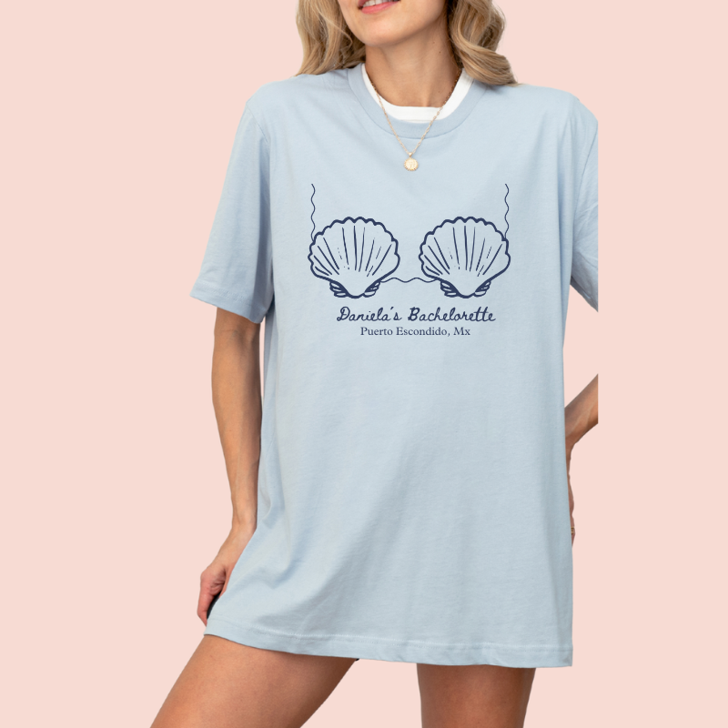 Playera oversize personalizada "shell"