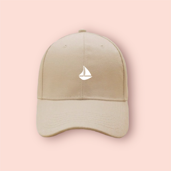 Gorra beige/nude "barco"