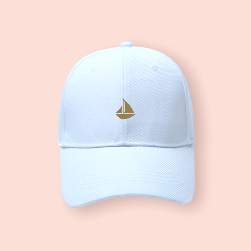 Gorra blanca "barco"