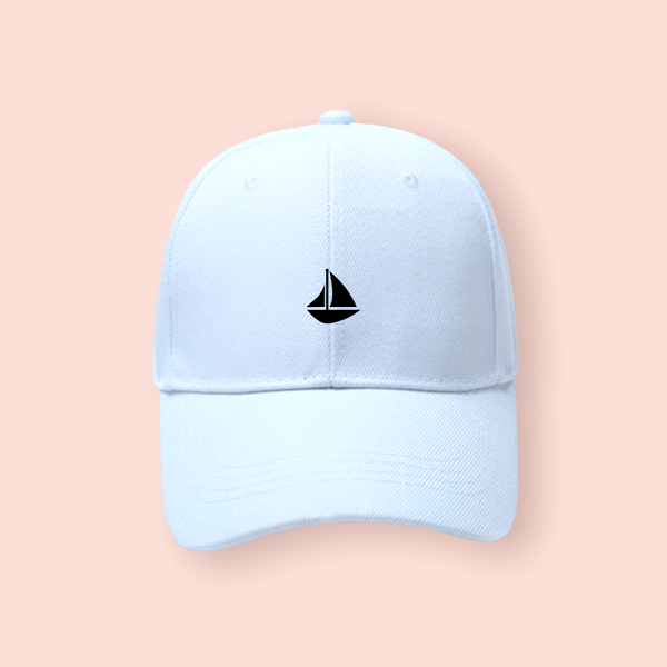 Gorra blanca "barco"