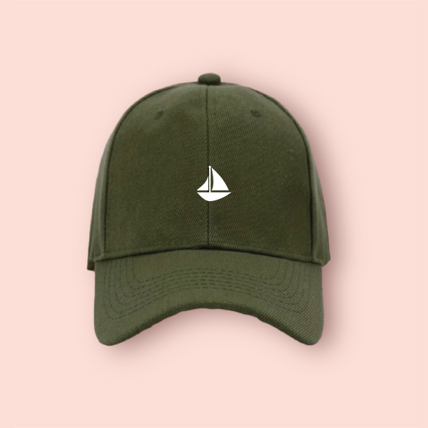Gorra verde-militar "barco"
