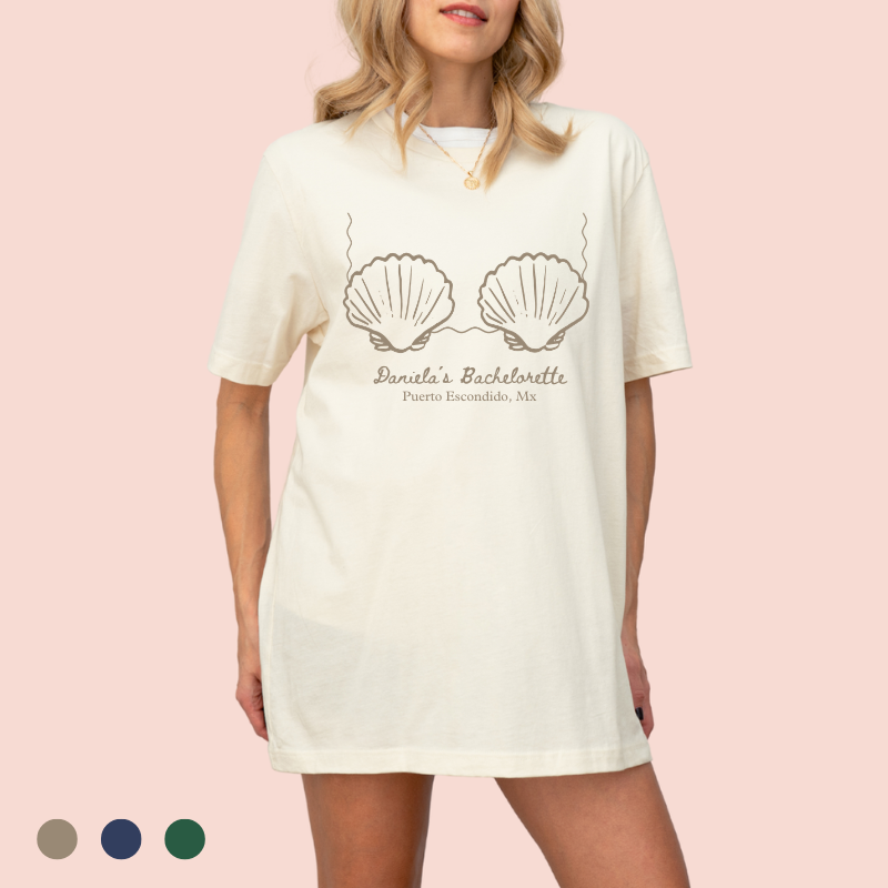 Playera oversize personalizada "shell"