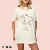 Playera oversize personalizada "the bride club"