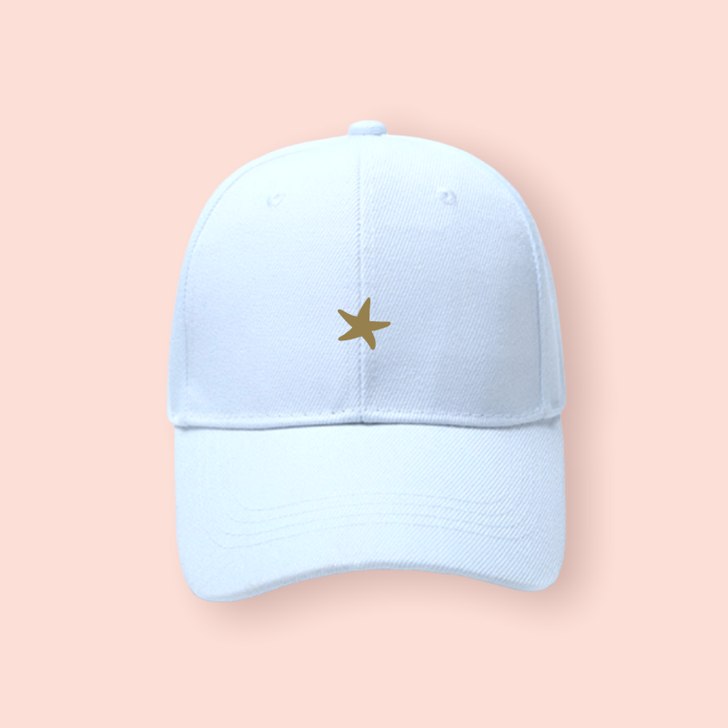 Gorra blanca "Estrella"