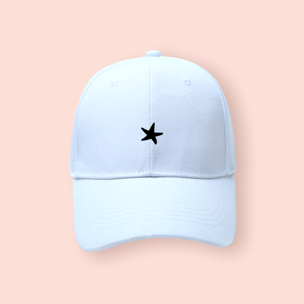 Gorra blanca "Estrella"