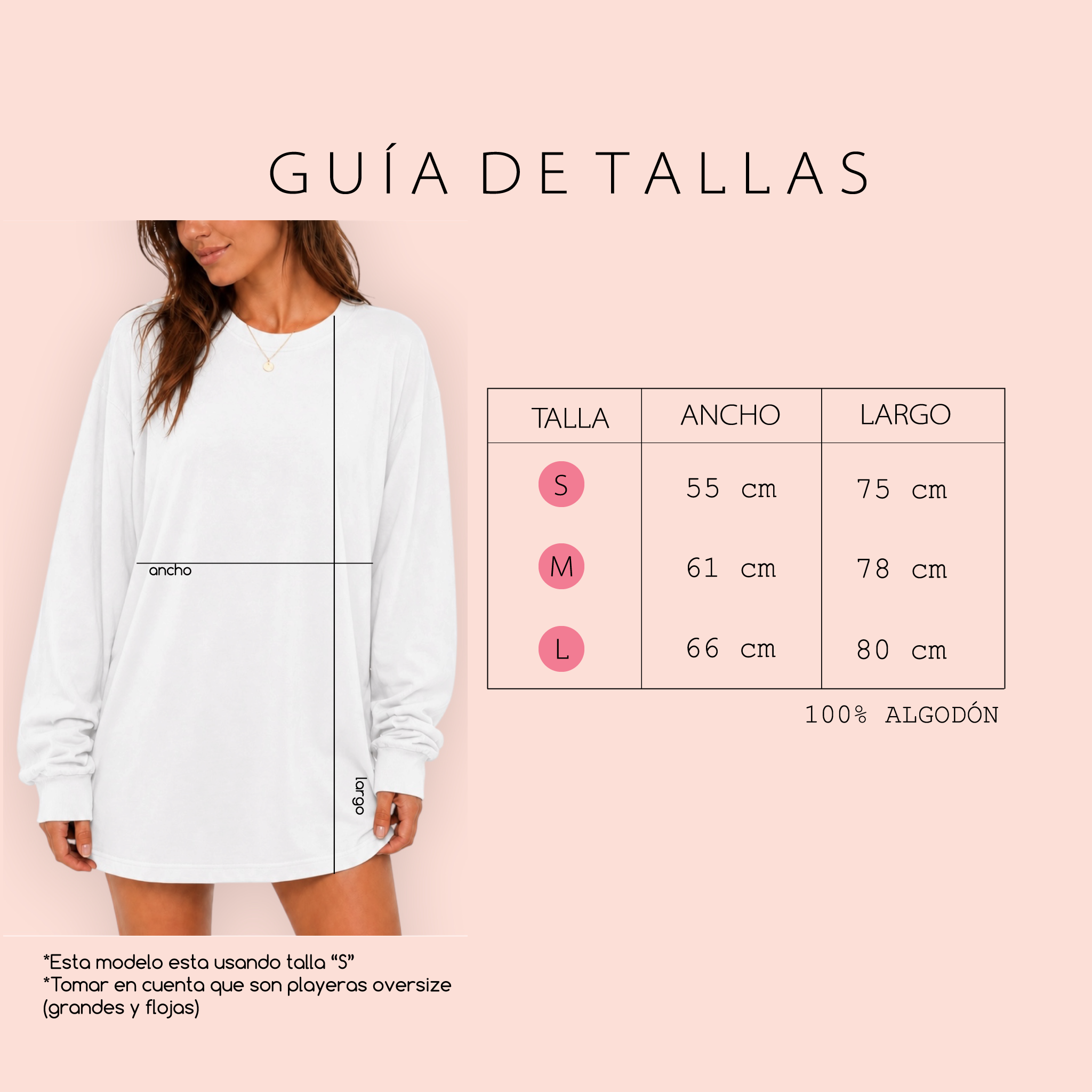 Playera manga larga oversize personalizada "cin cin Im the bride"