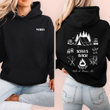 Sudadera negra personalizada "camp bach"