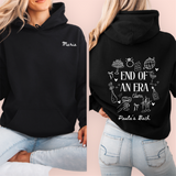 Sudadera negra personalizada "end of an era"