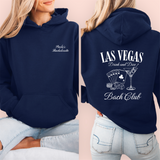 Sudadera azul marino personalizada "las vegas"