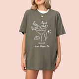 Playera oversize personalizada "bach club yeahaw"
