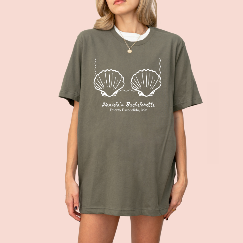 Playera oversize personalizada "shell"