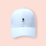 Gorra blanca "palmtrees"