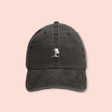 Gorra negra deslavada "palmtrees"