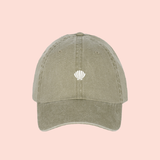 Gorra verde-olivo deslavada  "shell"
