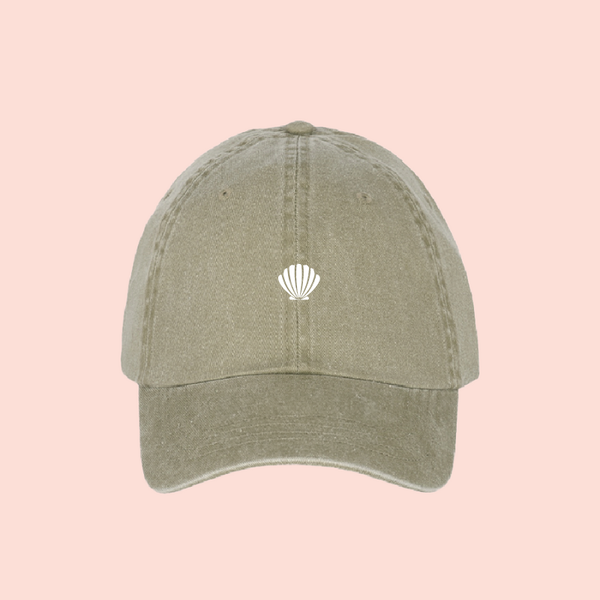 Gorra verde-olivo deslavada  "shell"